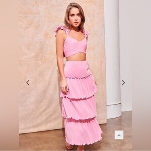 SAYLOR Lotte Metallic Pink Set